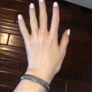 Silver adjustable bracelet